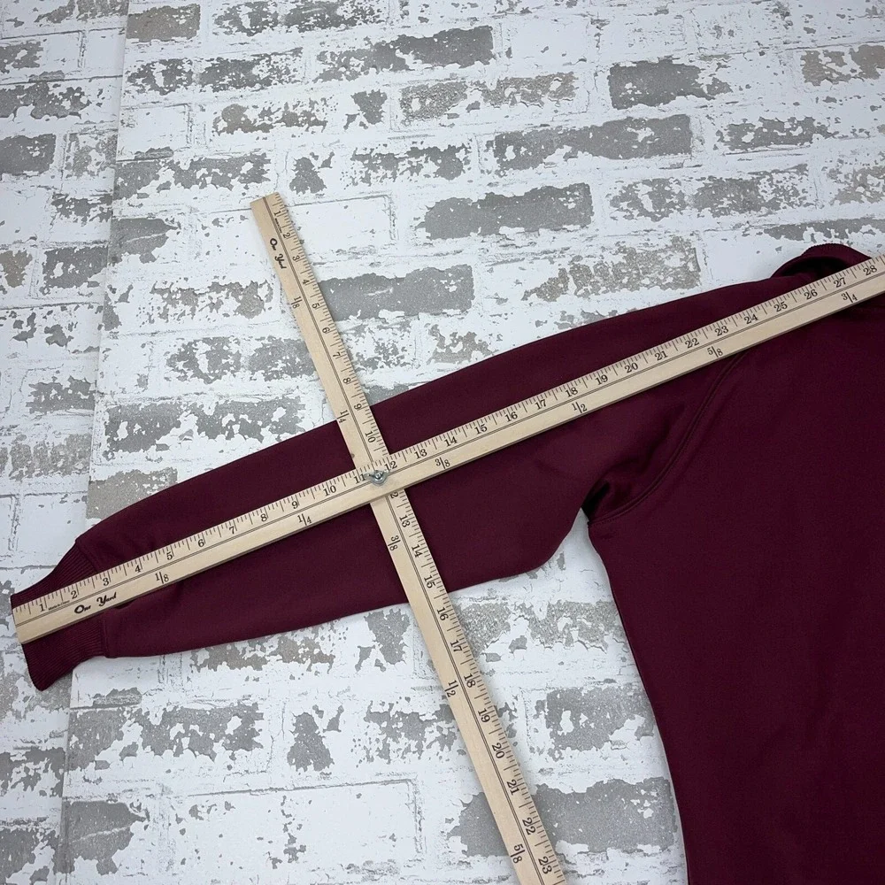 Virginia Tech Hokies Jacket Women XL Maroon Nike Dri Fit Track Suit Team‎ Issue